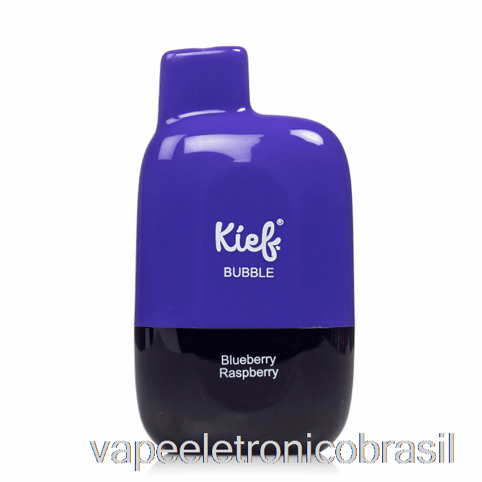 Vape Eletronico Xtra Kief Bubble 6500 Descartável Mirtilo Framboesa